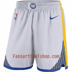 NBA Golden State Warriors Herren Shorts Weiß Nike Swingman